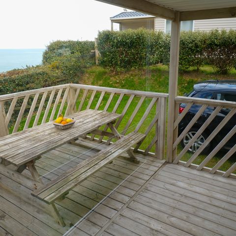 Mobile home 4 persons - Comfort - 25 m² - 2 bedrooms - Sea view