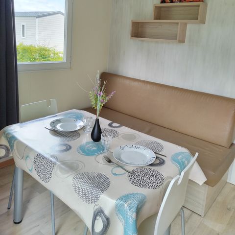MOBILE HOME 4 people - Confort TV - 1 bedroom + semi-covered terrace -
