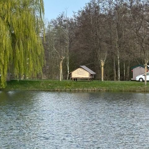 CANVAS AND WOOD TENT 2 people - CAMPANNA BORD D'ETANG