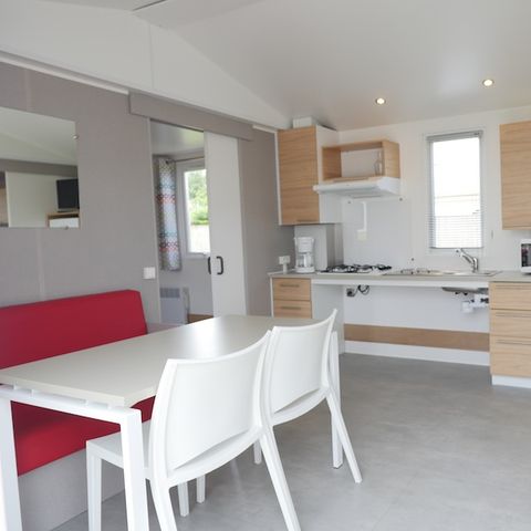 MOBILE HOME 4 people - PMR 2 BEDROOMS gas hob fridge crockery television