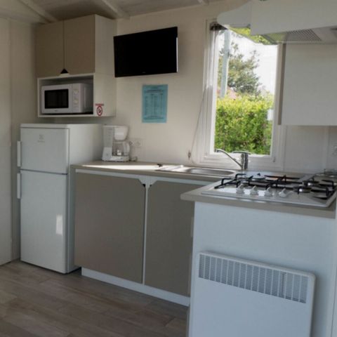 MOBILE HOME 4 people - MOBIL HOME CONFORT DIM gas hob fridge dishwasher television
