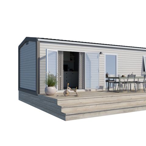 MOBILE HOME 4 people - MOBIL HOME CONFORT + DIM 2 BEDROOMS induction hob fridge dishwasher television dishwasher toaster kettle hair dryer