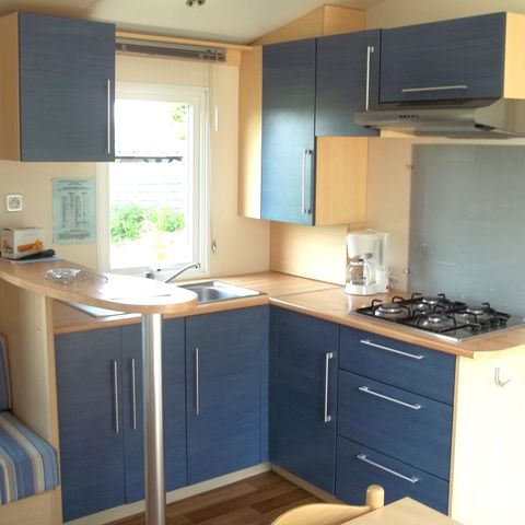 MOBILE HOME 6 people - 3 bedrooms - TV - BBQ