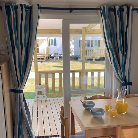 MOBILE HOME 6 people - 3 bedrooms - TV - BBQ