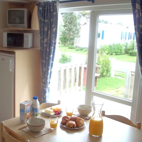 MOBILE HOME 6 people - 3 bedrooms - TV - BBQ