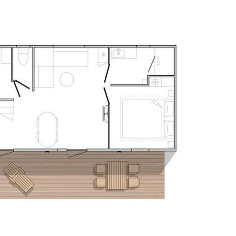 MOBILE HOME 4 people - Confort Plus 2 Bedrooms