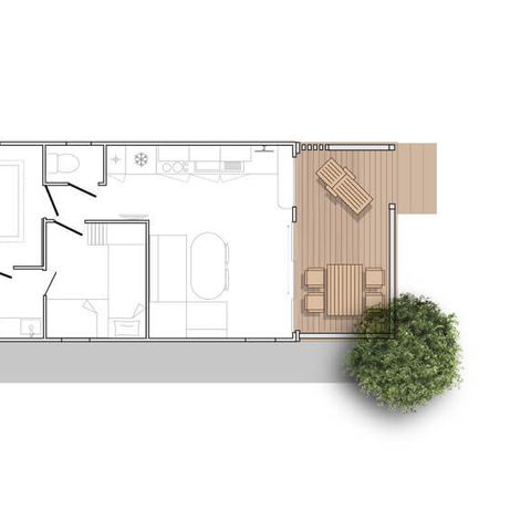 MOBILE HOME 4 people - Confort Plus 2 Bedrooms