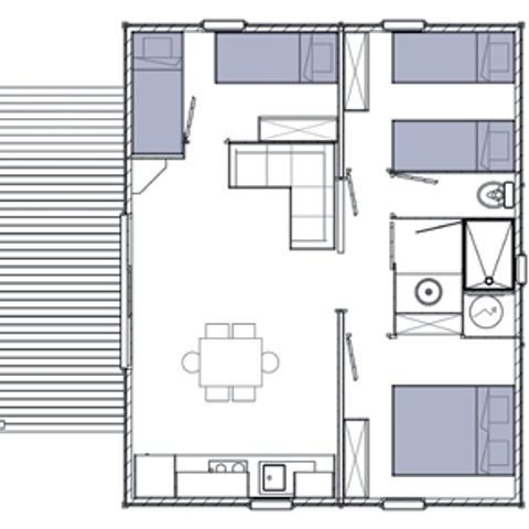 CHALET 6 people - OCKLAND