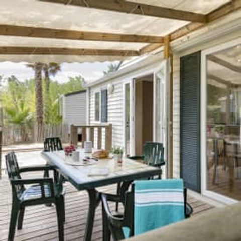 Mobile home 5 persons - Cottage 4/5p 2ch aircon ** (in French)