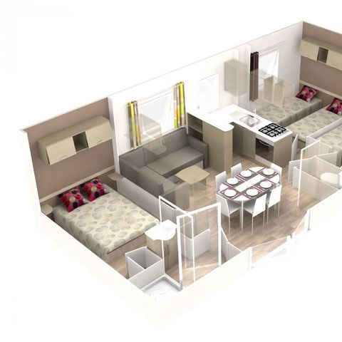 MOBILE HOME 6 people - 33 m²