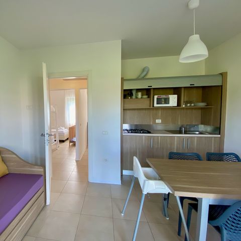 APARTMENT 6 people - FAMILY (ground floor with small terrace)