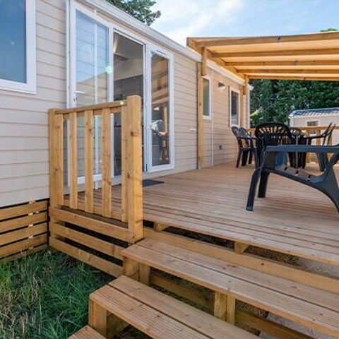 MOBILE HOME 6 people - Mobile-home | Comfort | 3 Bedrooms | 6 Pers. | Raised terrace | Air conditioning