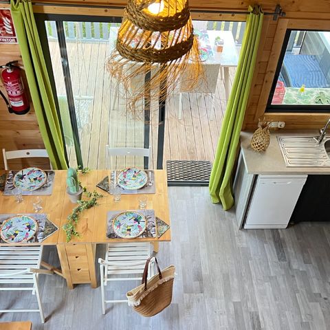 MOBILE HOME 8 people - TROPICAL DUPLEX - 50m²- 3 bedrooms