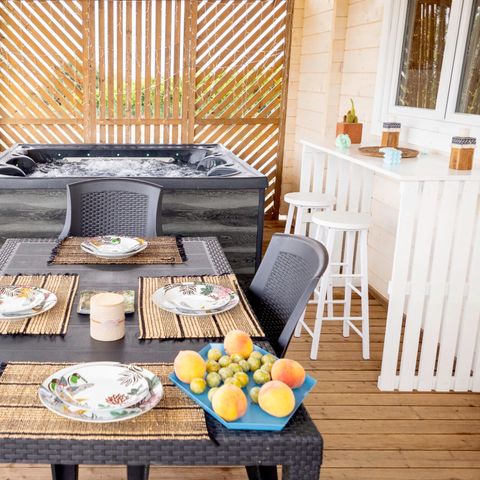 MOBILE HOME 8 people - TROPICAL DUPLEX - 50m²- 3 bedrooms