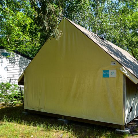CANVAS AND WOOD TENT 4 people - Lodge 2 trèfles 2 bedrooms, 1 shower room