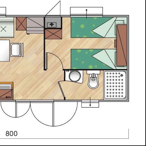 MOBILE HOME 4 people - Mobile home 4 persons