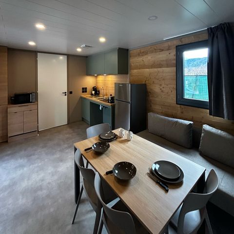 CHALET 4 people - Chalet PMR Premium 35m² - 2 bedrooms (CLIM + TV + Plancha) ***NEW 2025 !!!