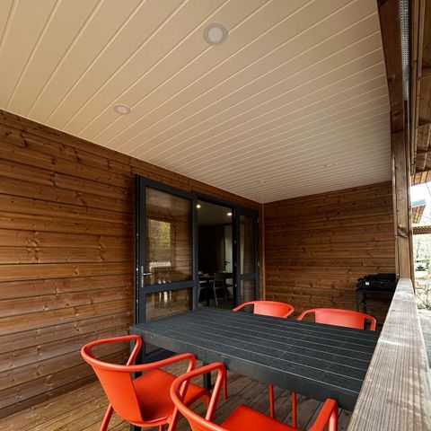 CHALET 4 people - Chalet PMR Premium 35m² - 2 bedrooms (CLIM + TV + Plancha) ***NEW 2025 !!!