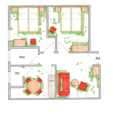 House 4 persons - R4