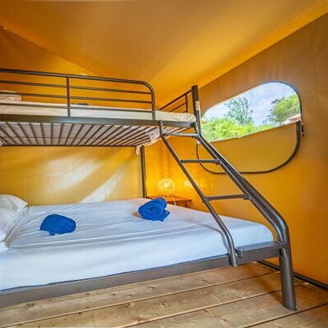 Tent 5 persons - Super Lodge Tent | 2 Bedrooms | 4/5 Pers. | No bathroom