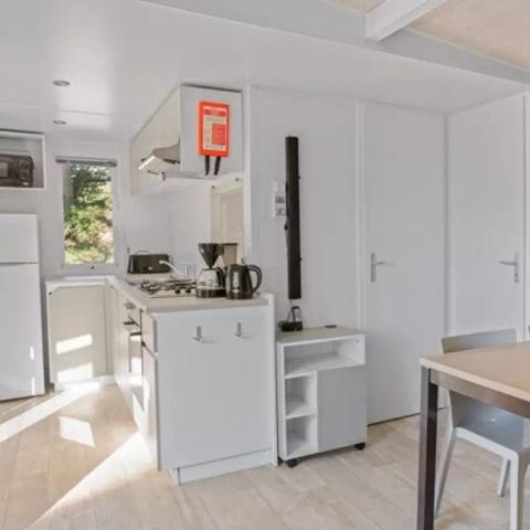 Bungalow 6 persons - Mobile-home | Premium | 3 Bedrooms | 6 Pers. | Raised terrace | 1 Bathroom | Air-con.