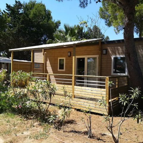 BUNGALOW 6 people - Mobile-home | Premium | 3 Bedrooms | 6 Pers. | Raised terrace | 1 Bathroom | Air-con.