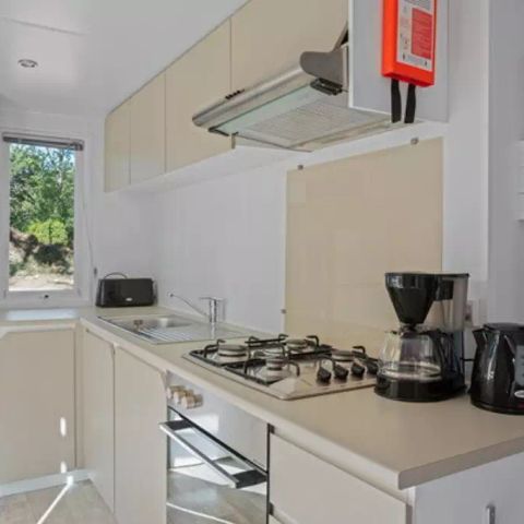 BUNGALOW 6 people - Mobile-home | Premium | 3 Bedrooms | 6 Pers. | Raised terrace | 1 Bathroom | Air-con.