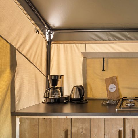 CANVAS AND WOOD TENT 5 people - Safaritent Comfort