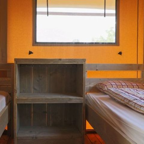 CANVAS AND WOOD TENT 6 people - Safari Lodge Tent | 3 Ch. | 6 Pers. | 1 SDB | Clim.