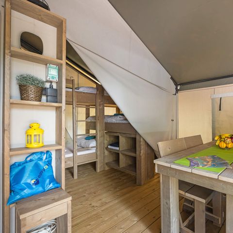 CANVAS AND WOOD TENT 5 people - Safari tent Comfort 