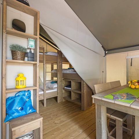 CANVAS AND WOOD TENT 5 people - Safari tent Comfort 