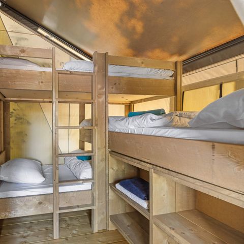 CANVAS AND WOOD TENT 5 people - Safari tent Comfort 