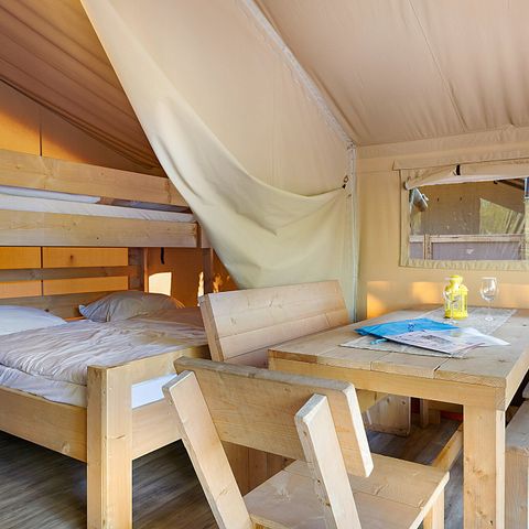 CANVAS AND WOOD TENT 5 people - Safari tent Lodge (5P) 