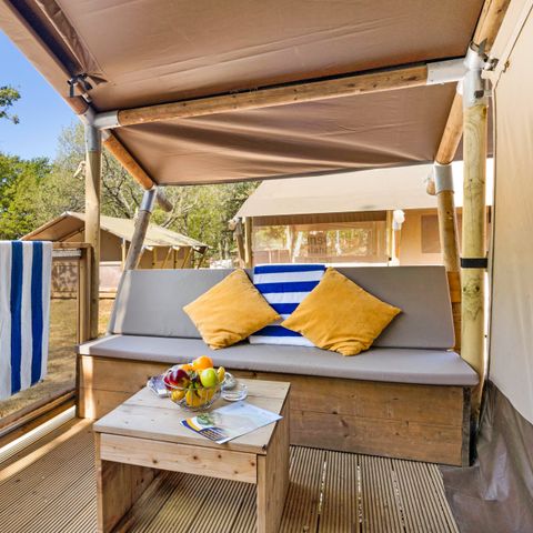 CANVAS AND WOOD TENT 5 people - Safari tent Lodge (5P) 