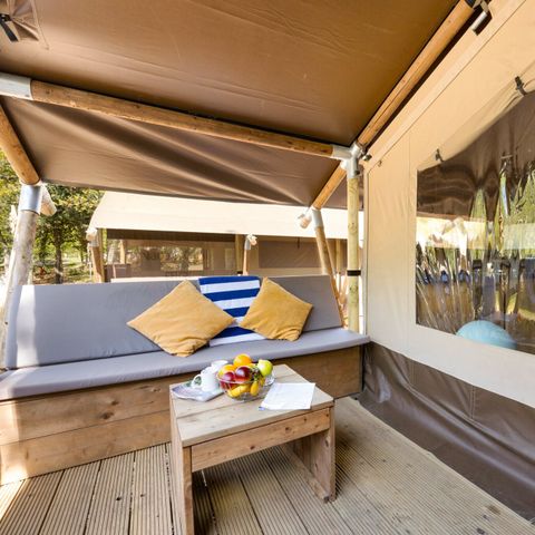 CANVAS AND WOOD TENT 5 people - Safari tent Lodge (5P) 