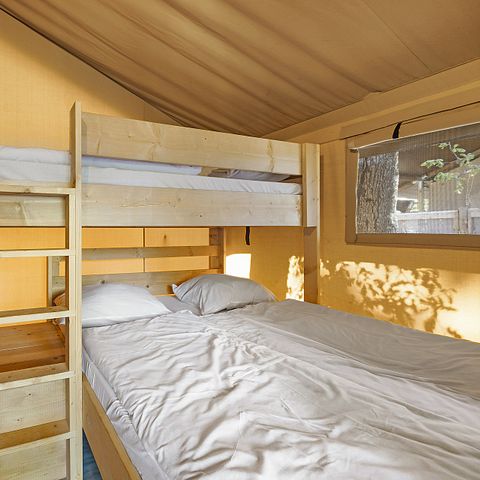 CANVAS AND WOOD TENT 5 people - Safari tent Lodge (5P) 