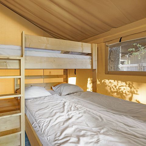 CANVAS AND WOOD TENT 5 people - Safari tent Lodge (5P) 