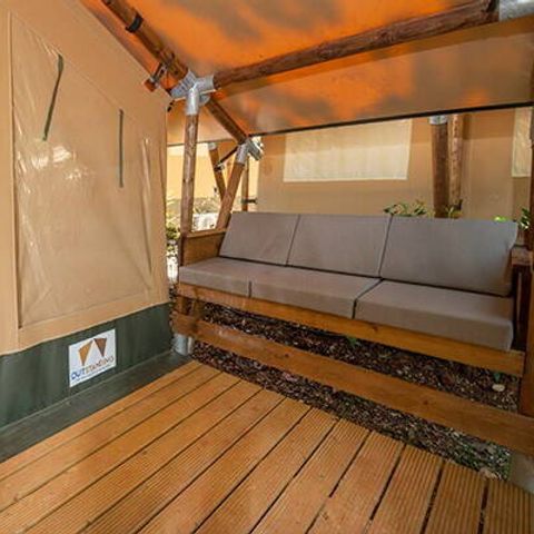 TENT 5 people - Super Lodge Tent | 2 bedrooms | Sleeps 4–5 | Single terrace | No en-suite bathroom