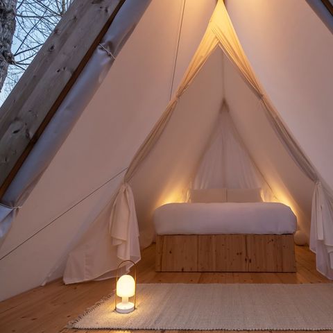 CANVAS AND WOOD TENT 2 people - Cabin Tent