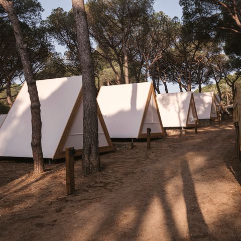 CANVAS AND WOOD TENT 2 people - Cabin Tent