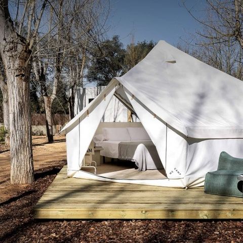 CANVAS AND WOOD TENT 2 people - Bell Tent