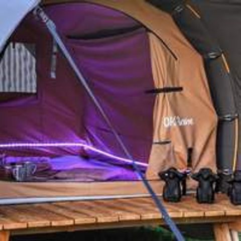 TENT 2 people - DK'BANES (DK2) without water, without sanitary facilities