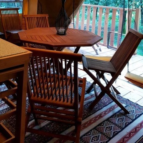 CANVAS AND WOOD TENT 4 people - Lodge (L1)