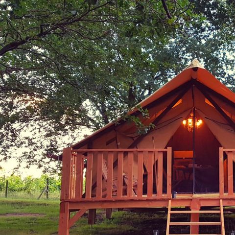 TENT 5 people - Lodge tent - 40m² - 2 bedrooms