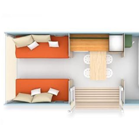 TENT 4 people - Cocosweet - 18m² - 2 bedrooms without en suite facilities