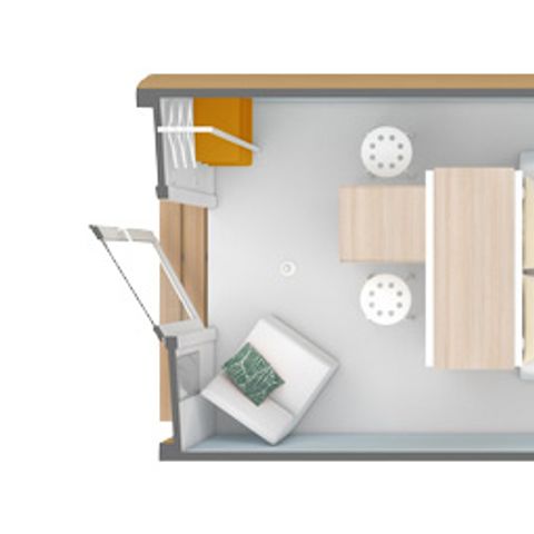 TENT 2 people - Cocosweet - 11m² - 1 bedroom without en suite facilities