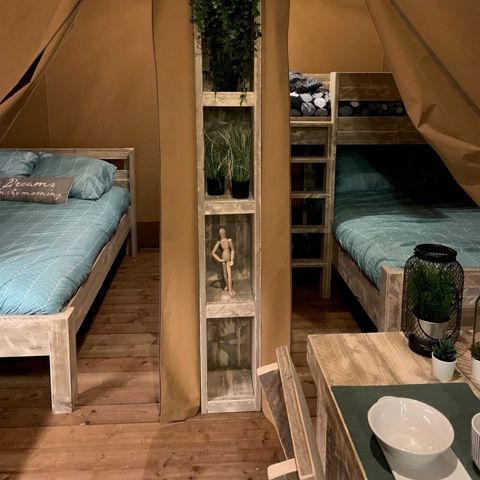 CANVAS AND WOOD TENT 5 people - Woody Tent 25m² 2Bedrooms WITHOUT SANITATION