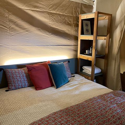 Canvas and wooden tent 4 persons - Lodge tent