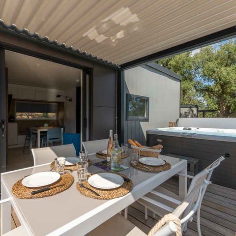 Mobile home 5 persons - TAOS LUXURY Jacuzzi 2 CH 4/5 Pers