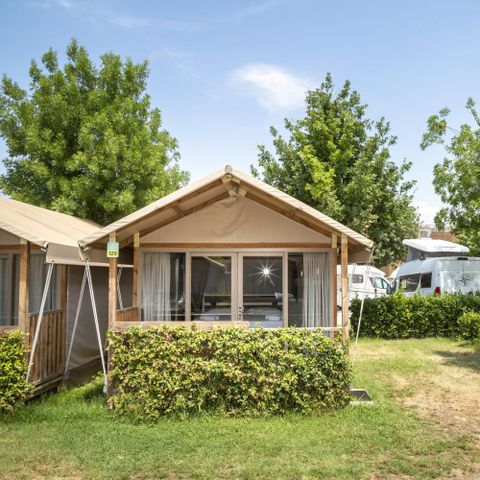 CANVAS AND WOOD TENT 2 people - Hu Glamp Smart Tenda